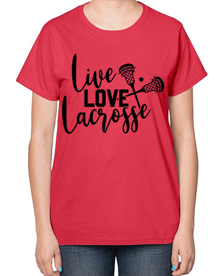 live.love 11# - lacrosse-  Ladies T-Shirt