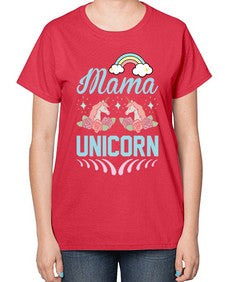 mama unicorn 301# - unicorn-  Ladies T-Shirt