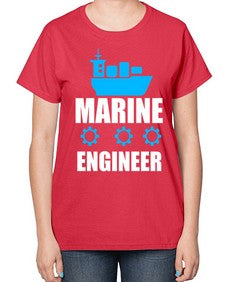 marine engineer 1086# - engineer-  Ladies T-Shirt