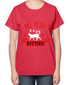 me your kitties Style 68# - cats-  Ladies T-Shirt