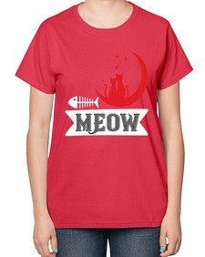 meow Style 70# - cats-  Ladies T-Shirt