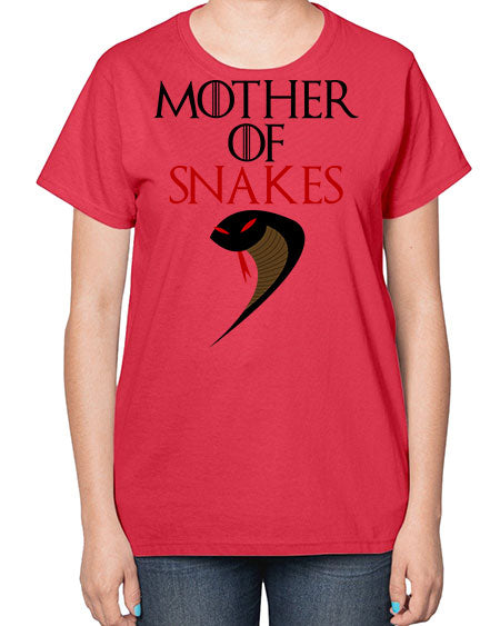 mother of snakes - snake-  Ladies T-Shirt