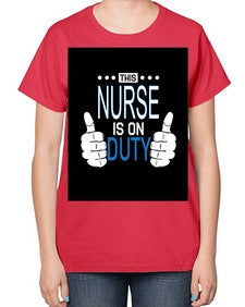 nurse pmg 1189# - nurse-  Ladies T-Shirt