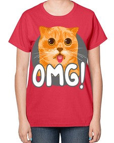 omg 968# - art pop art-  Ladies T-Shirt
