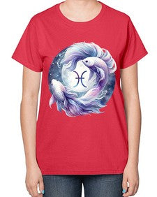 pisces 347# - pisces-  Ladies T-Shirt