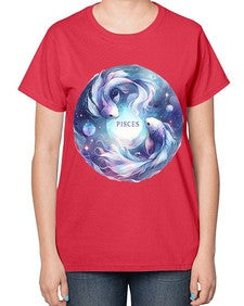 pisces 348# - pisces-  Ladies T-Shirt