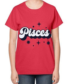 pisces 354# - pisces-  Ladies T-Shirt