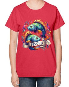 pisces 361# - pisces-  Ladies T-Shirt