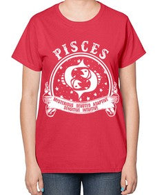 pisces 48# - pisces-  Ladies T-Shirt
