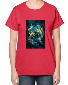 pisces 53# - pisces-  Ladies T-Shirt