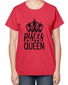 pisces queen 376# - pisces-  Ladies T-Shirt