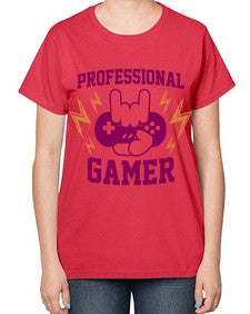 professional gamer 148# - video games-  Ladies T-Shirt