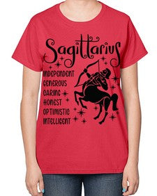 sagittarius 397# - sagittarius-  Ladies T-Shirt