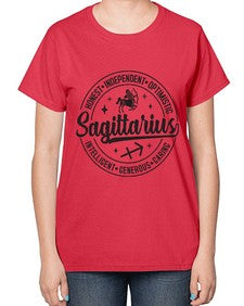 sagittarius 406# - sagittarius-  Ladies T-Shirt