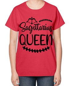 sagittarius queen 413# - sagittarius-  Ladies T-Shirt