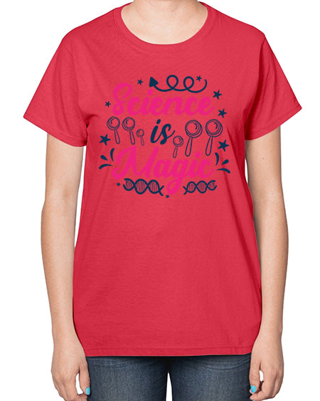 science is magic 90# - general science-  Ladies T-Shirt