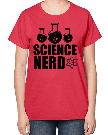 science nerd 62# - general science-  Ladies T-Shirt