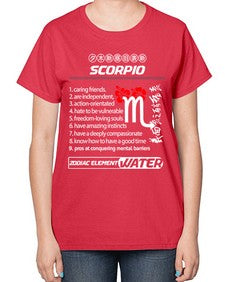 scorpio 456# - scorpio-  Ladies T-Shirt