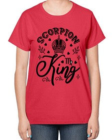 scorpio n king 465# - scorpio-  Ladies T-Shirt
