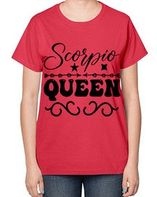 scorpio queen 447# - scorpio-  Ladies T-Shirt
