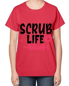 scrub life Style 1381# - nurse-  Ladies T-Shirt