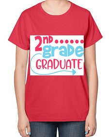 secondgradegrad 839# - second grade-  Ladies T-Shirt