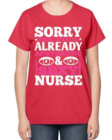 sorry this guy is Style 1424# - nurse-  Ladies T-Shirt