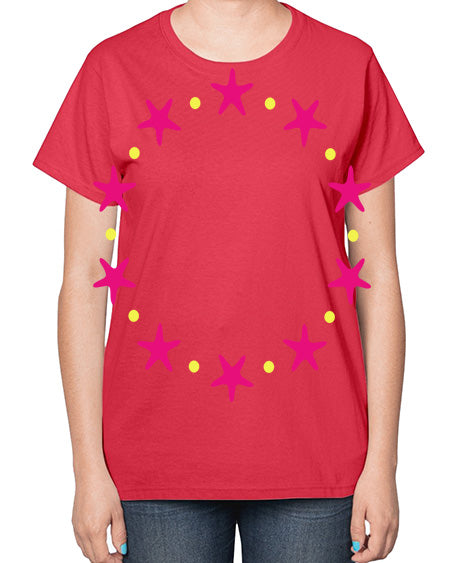 starfish 1# - shark-fish-  Ladies T-Shirt