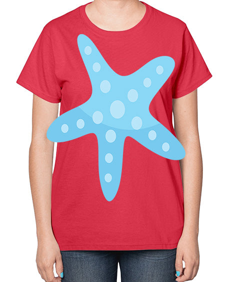 starfish 2# - shark-fish-  Ladies T-Shirt