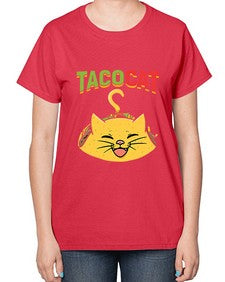 tacocat 1599# - tacos-  Ladies T-Shirt