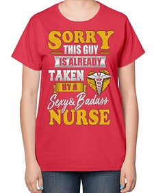 taken nurse 1438# - nurse-  Ladies T-Shirt