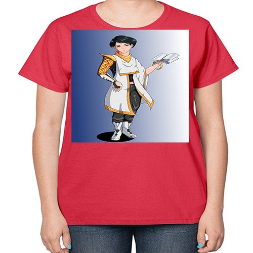 the book master 58# - anime-  Ladies T-Shirt