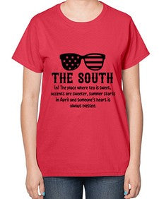 the south 1155# - western-  Ladies T-Shirt