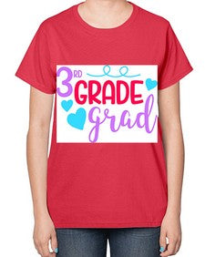 thirdgradegrad 982# - third grade-  Ladies T-Shirt