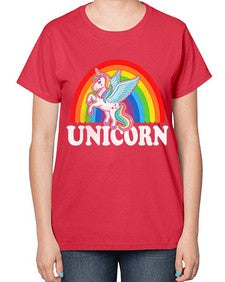 unicorn 439# - unicorn-  Ladies T-Shirt