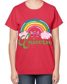 unicorn 442# - unicorn-  Ladies T-Shirt