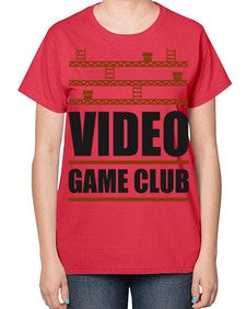 video game club 160# - video games-  Ladies T-Shirt