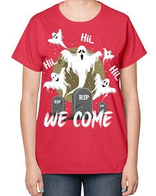 we come 1210# - art pop art-  Ladies T-Shirt