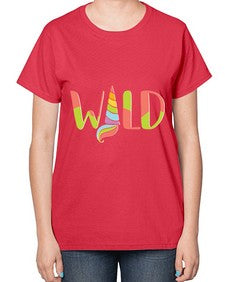 wild 559# - unicorn-  Ladies T-Shirt