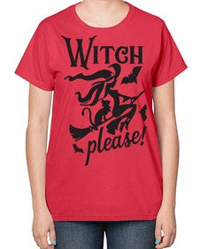 witch please 13# - witch-  Ladies T-Shirt