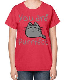 you are purrfect - cats-  Ladies T-Shirt