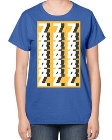 Abstract Shape 187# - art pop art-  Ladies T-Shirt