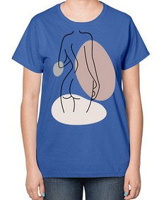 Abstract Shape 195# - art pop art-  Ladies T-Shirt