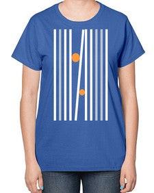 Abstract Shape 202# - art pop art-  Ladies T-Shirt