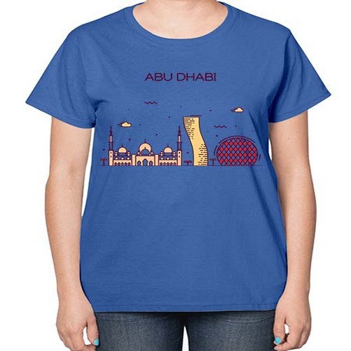 AbuDhabi 270# - cities-  Ladies T-Shirt
