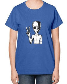 Alien 59# - ufo-  Ladies T-Shirt