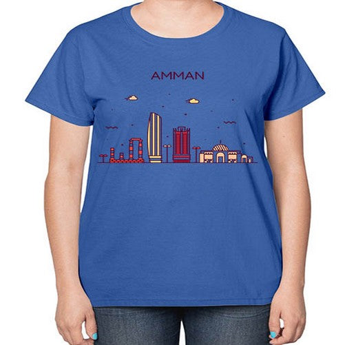 Amman 316# - cities-  Ladies T-Shirt