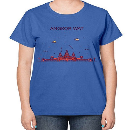 AngkorWat 328# - cities-  Ladies T-Shirt