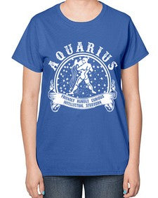 Aquarius 43# - aquarius-  Ladies T-Shirt