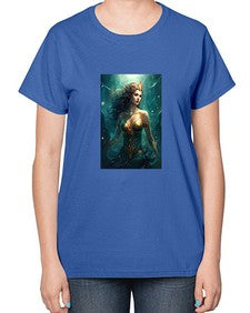 Aquarius 52# - aquarius-  Ladies T-Shirt